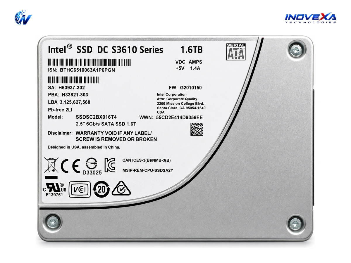 Intel DC S3610 1.6TB SATA SSD | INOVEXA Technologies | INOVEXA
